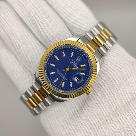 ROLEX 2Tone WATCH ( Blue Dial )